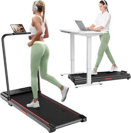 Walking Pad with Handle, 3.0HP Walking pad Treadmill, 3 in 1