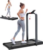 Walking Pad with Handle Bar, Walking Pad Treadmill 300 lb