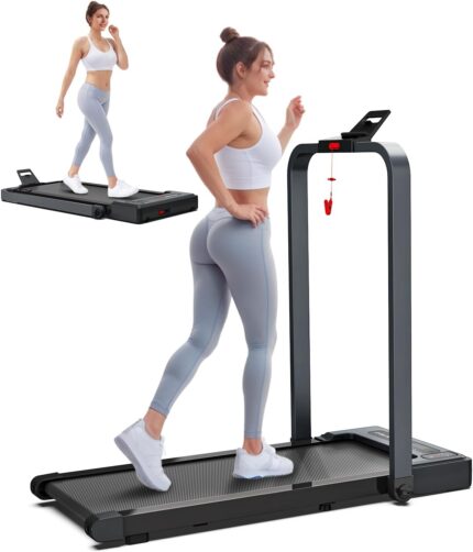 Walking Pad with Handle Bar, Walking Pad Treadmill 300 lb