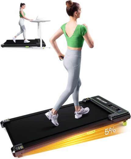 Walking Pad with Incline, Under Desk Treadmill for Home,