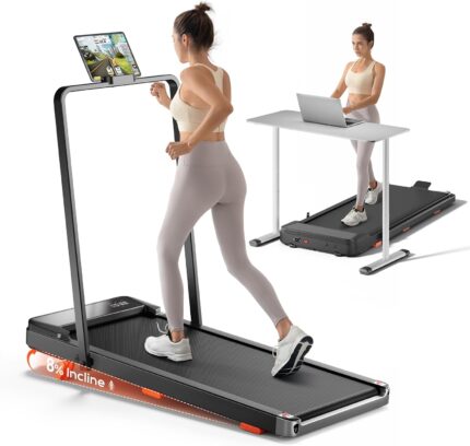 Walking Pad,Treadmill with Incline for Home Office, 2.5HP