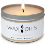 Wax and Oils Soy Wax Aromatherapy Scented Candles (Sandalwood) 8