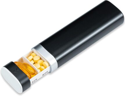 Weekly Pill Organizer 7 Day, Betife Daily Pill Box, Travel Pill Case,