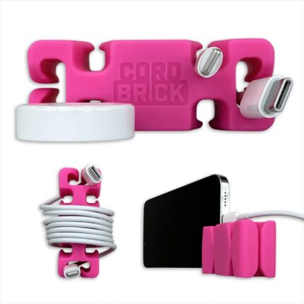 Weighted Cord Holder for Nightstand - Phone Charger Cable Management