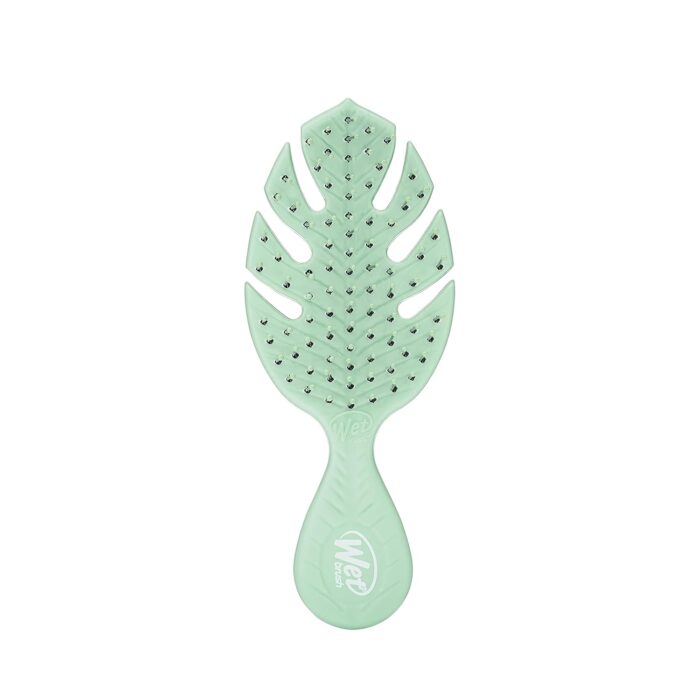 Wet Brush Go Green Mini Detangler, Green - Detangling Travel Hair