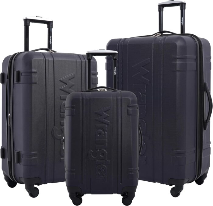 Wrangler Astral Travel Luggage, Dark Sapphire, 3 Piece Set