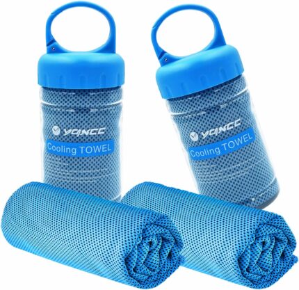 YQXCC 2 Pack Cooling Towel (47"x12") Ice Towel for Neck,