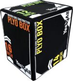 Yes4All 3-in-1 Soft-Padded Plyo Box With Wooden Core,