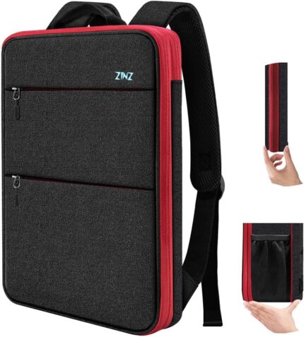 ZINZ Slim & Expandable Laptop Backpack 15 15.6 16 Inch Sleeve with USB