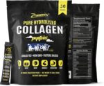 Zammex Premium Collagen Peptides Powder, 30 Sticks Travel Packets(Type