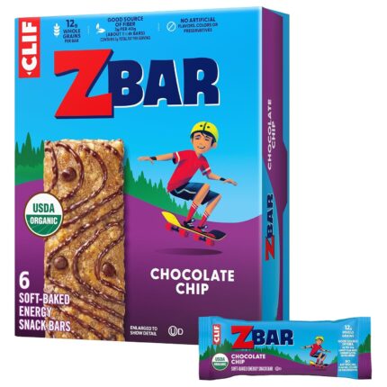 Zbar - Chocolate Chip - Soft Baked Snack Bars - Non-GMO - 11g Whole