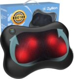 Zyllion Shiatsu Back and Neck Massager with Heat (FSA HSA Eligible) 3D