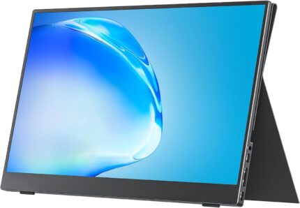 cocopar Portable Monitor 15.6 Inch 1080P Travel Monitor with Speaker