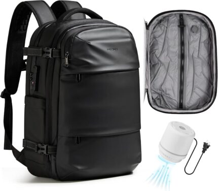 mixi EliteSeries 60L Vacuum Travel Backpack with Pump, Expandable