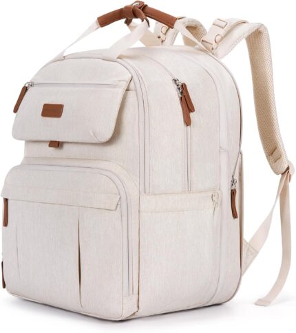 mommore Diaper Bag Backpack, Large Diaper Bag Expandable for 2
