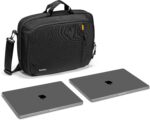 tomtoc 16-inch Dual Compartment Laptop Briefcase for 2 Laptops,