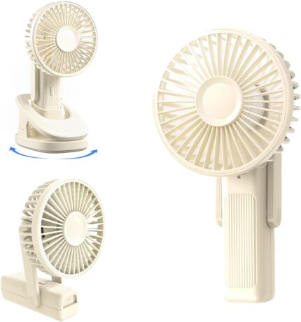yAyusi Portable Handheld Turbo Fan, Powerful Mini Handheld Fan