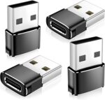 𝟒𝐏𝐚𝐜𝐤 𝐔𝐩𝐠𝐫𝐚𝐝𝐞𝐝 USB to USB C Adapter,Type-C Female to A Male Car