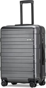 Carry-on Luggage with Spinner Wheels,Suitcases PC+ABS Hard Shell -